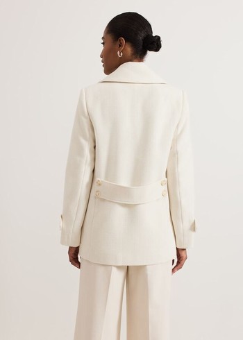 Phase Eight Amelie Ivory Coats White Australia | FH8150932